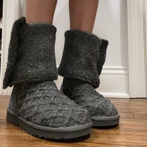 Women’s UGG ‘Classic Cardy Boot’ (Grey)